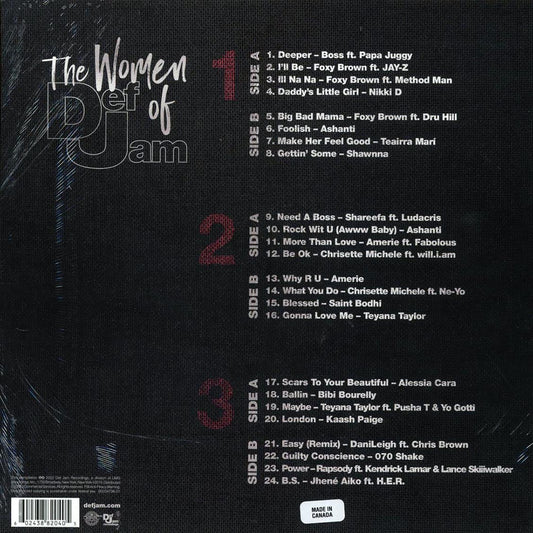 VARIOUS 'The Women of Def Jam' 3LP BOX SET