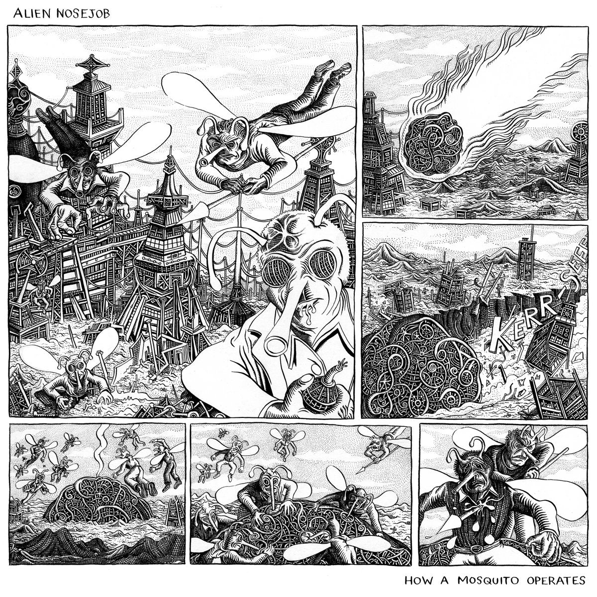 ALIEN NOSEJOB 'How A Mosquito Operates' LP