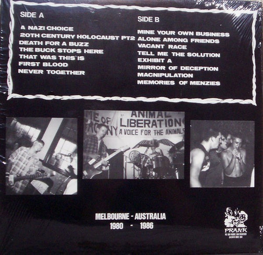 CIVIL DISSIDENT 'Menzies Crack' LP (1996 US)
