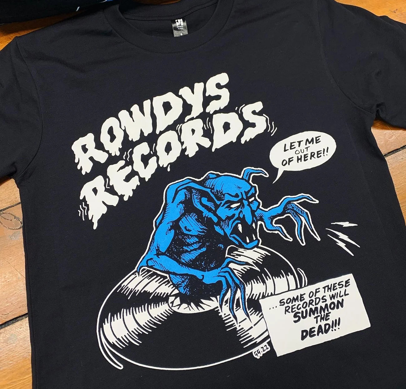 ROWDYS GG DEVIL BLACK TSHIRT