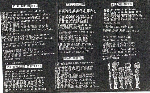 INSURGENTS ‘Dead Hicks/Demo’ CASSETTE