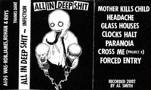 ALL IN DEEP SHIT ‘Infection’ CASSETTE