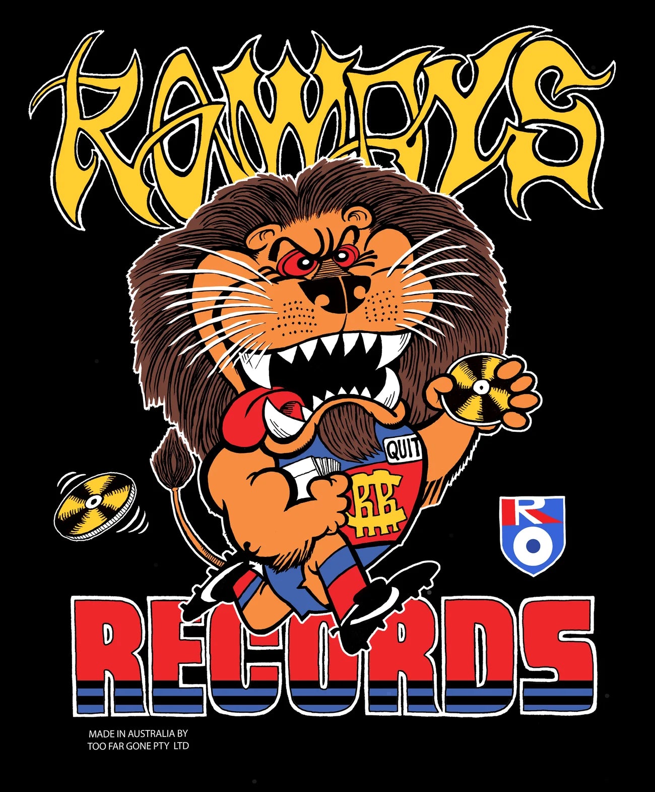 ROWDYS OLD FITZROY TSHIRT