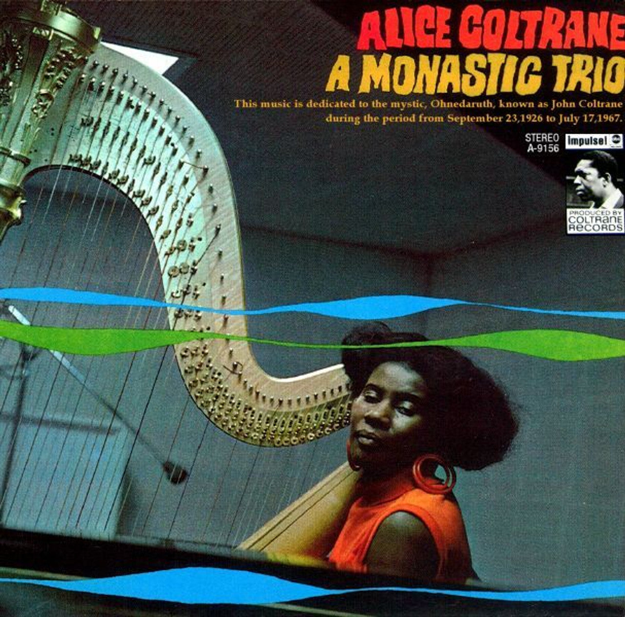 ALICE COLTRANE 'A Monastic Trio' LP