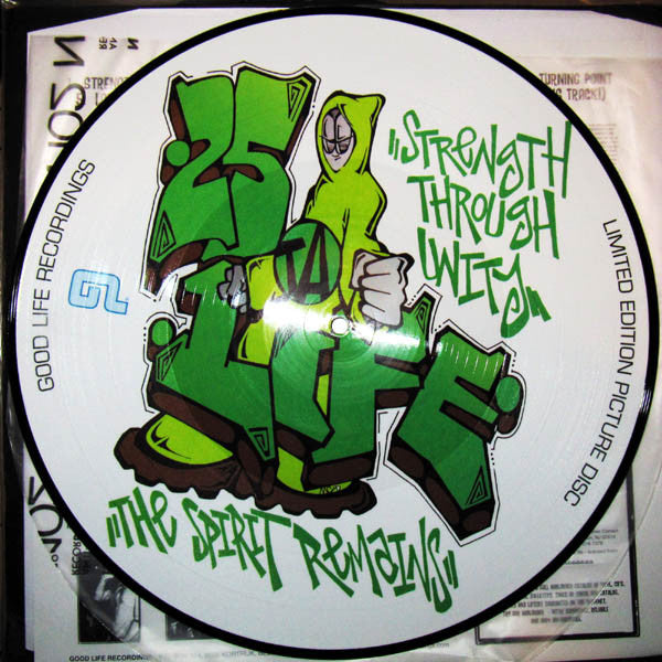 25 TA LIFE ‘Strength Through Unity’ PICTURE DISC (1988 BELGIUM)