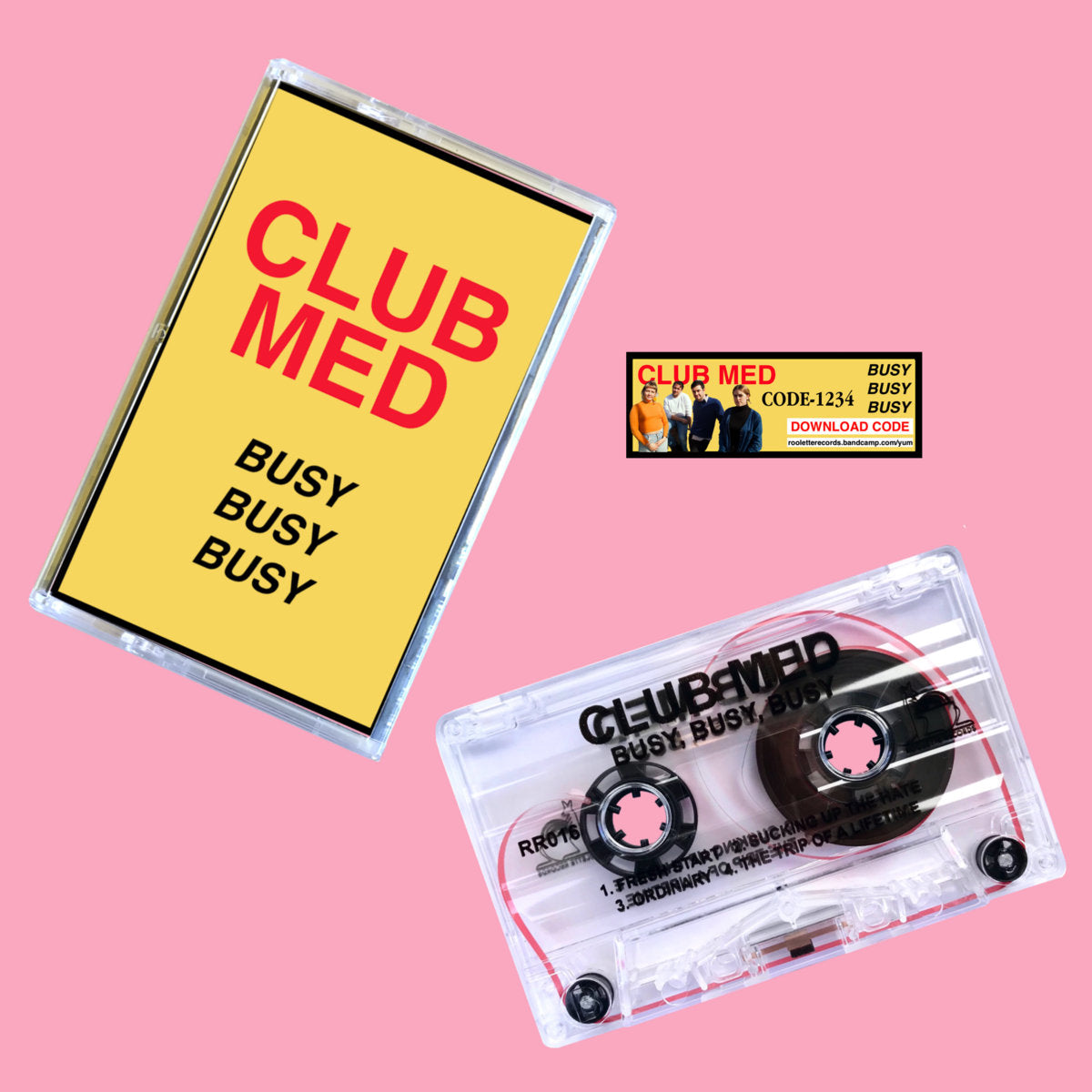 CLUB MED ‘Busy Busy Busy’ CASSETTE
