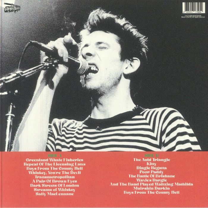 THE POGUES ‘Pissed and Pinned: Live at McGonagles Dublin Ireland: 1st March, 1985’ LP