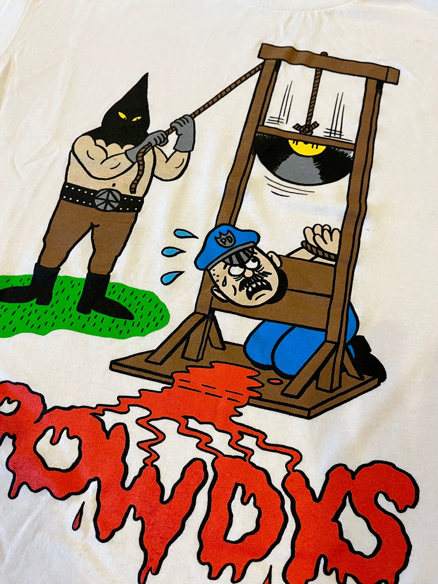 ROWDYS JOHNNY RYAN WHITE TSHIRT