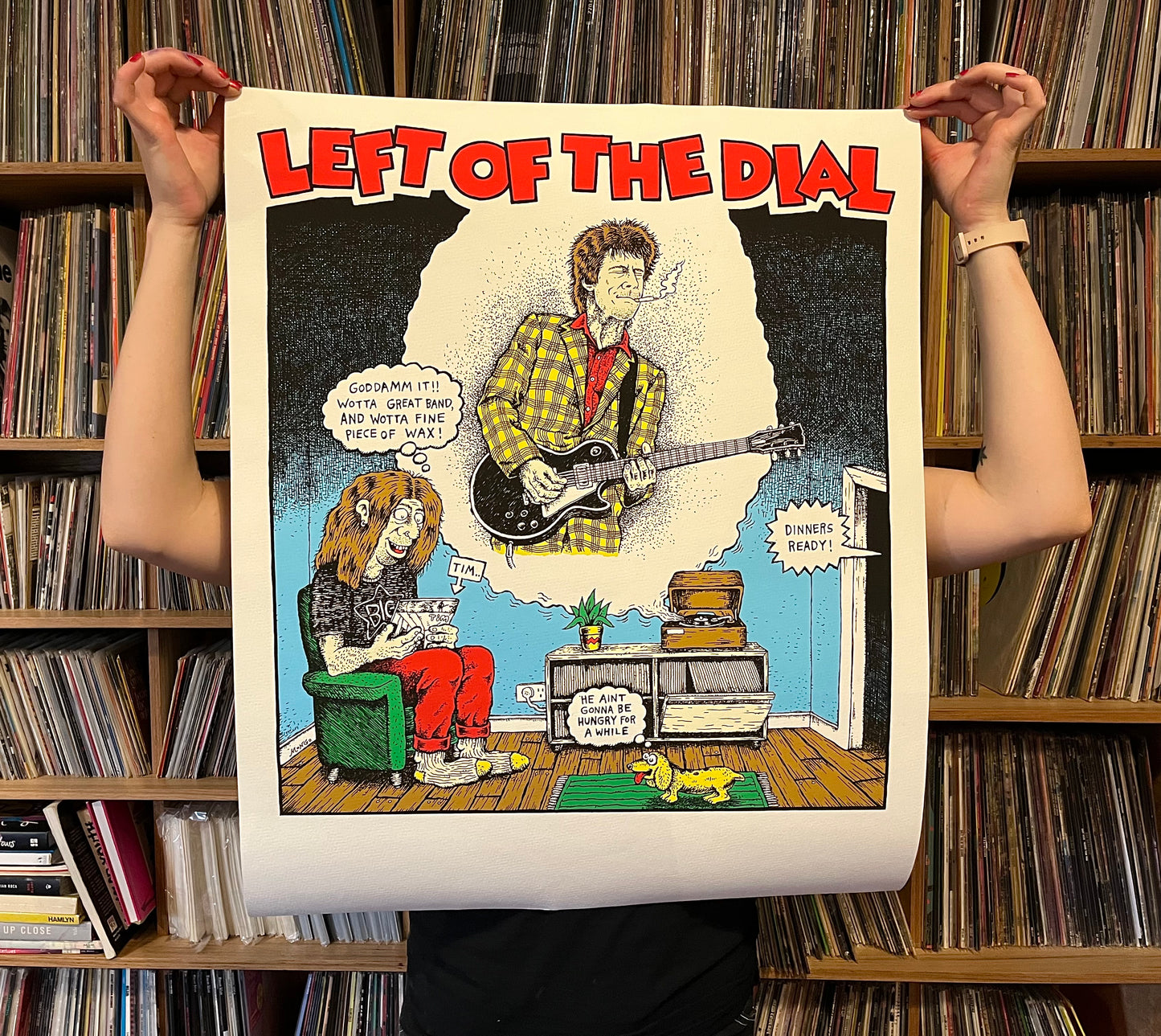 'LEFT OF THE DIAL' Poster by Mongo