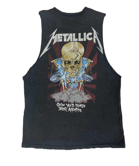 METALLICA 'Money Tips' SLEEVELESS PRE-LOVED TSHIRT (M)