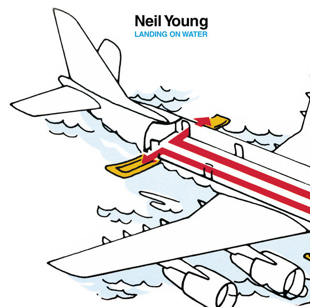 NEIL YOUNG ‘Landing on Water’ LP (1986 US)