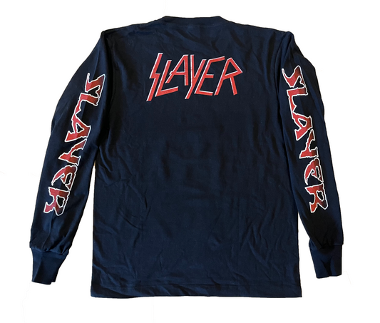 SLAYER 'Show No Mercy' PRE-LOVED LONG SLEEVE SHIRT (M)