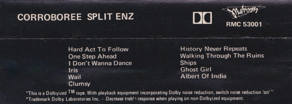 SPLIT ENZ 'Corroboree' CASSETTE