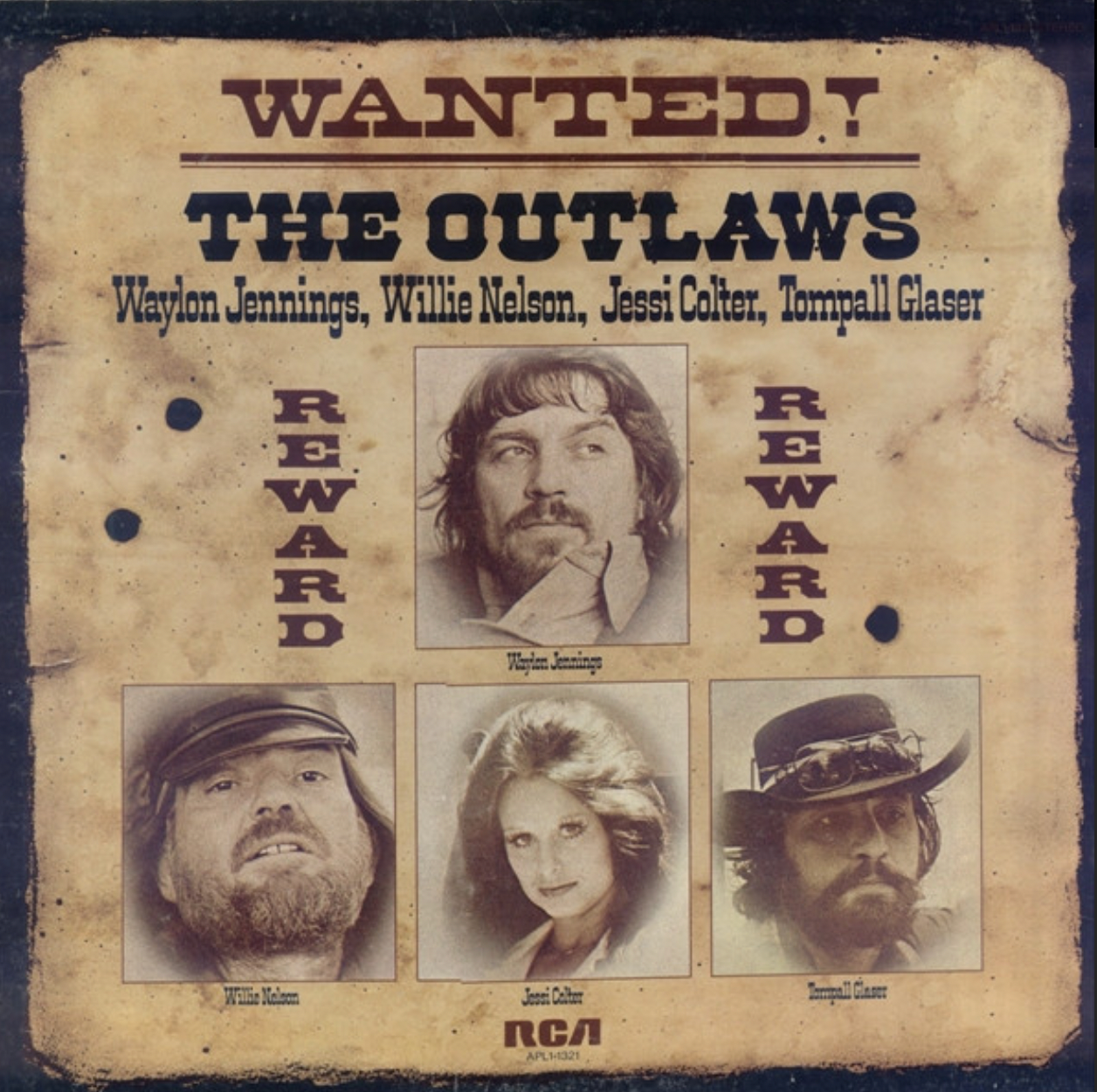 THE OUTLAWS 'Wanted! The Outlaws' LP (1976 JAP)