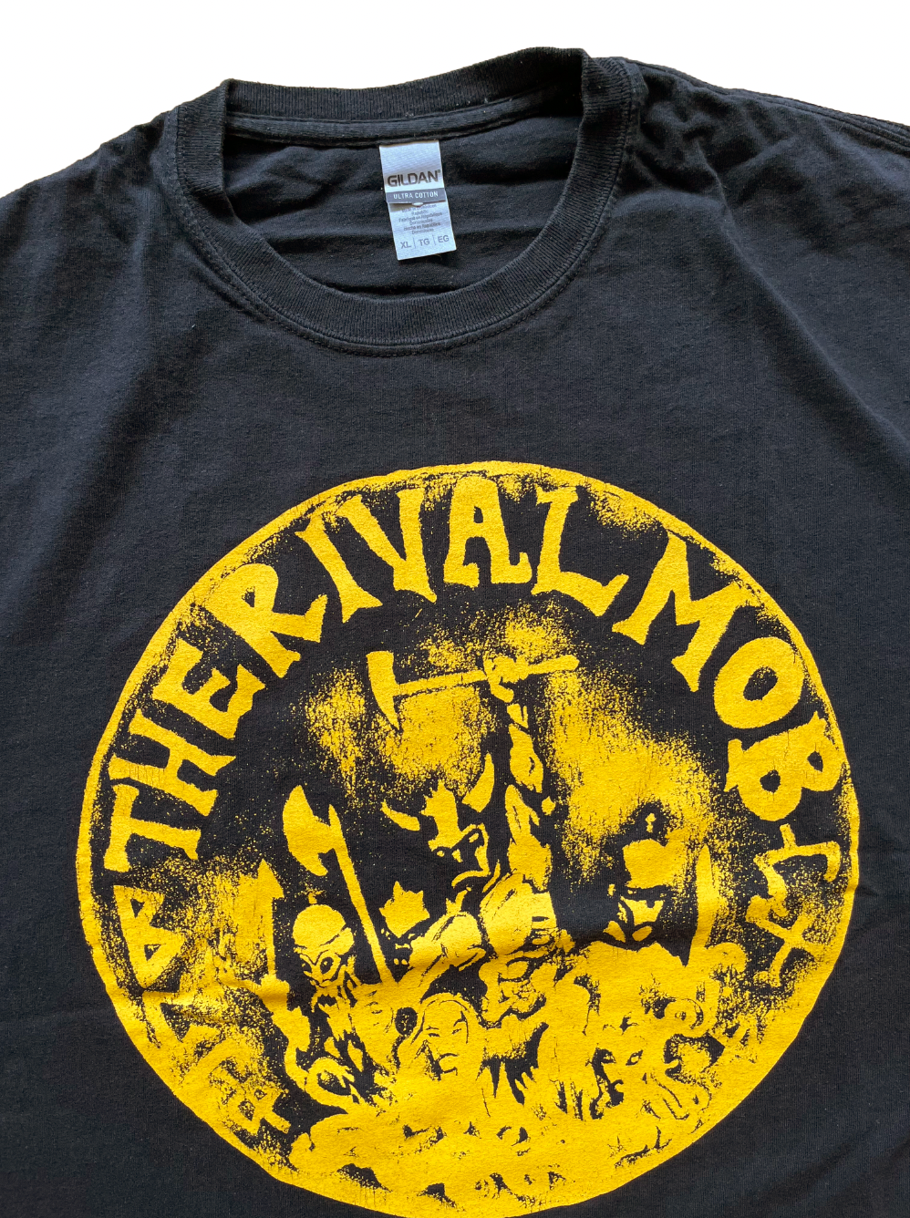 THE RIVAL MOB PRE-LOVED BLACK TSHIRT (XL)