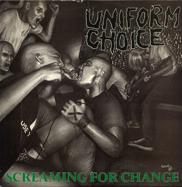 UNIFORM CHOICE 'Screaming For Change' LP (1986 US)