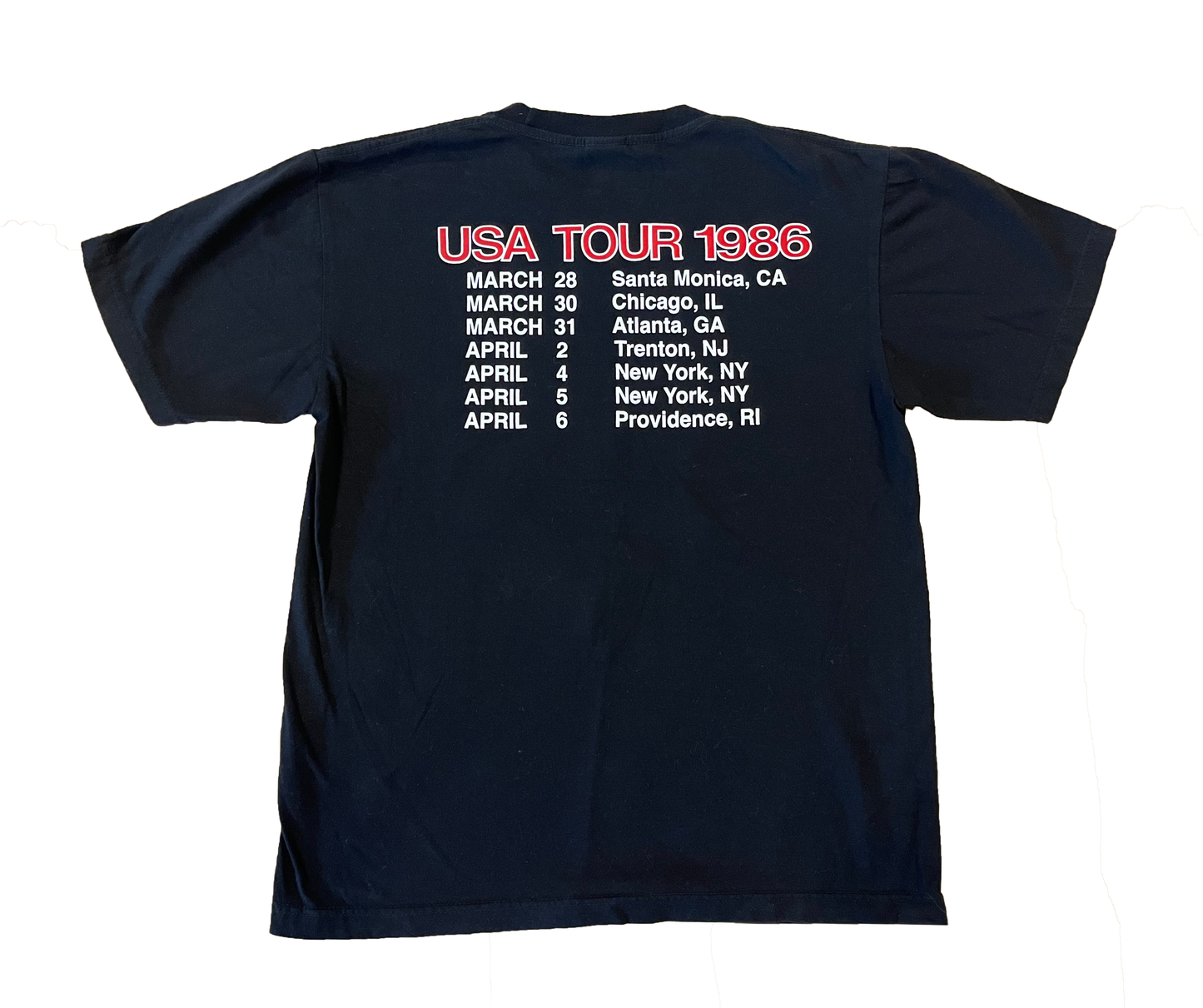 VENOM '86 TOUR REPRO TSHIRT (PRE-LOVED) (M)