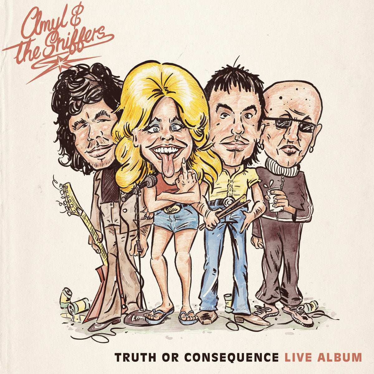AMYL & THE SNIFFERS 'Truth or Consequence: Live Album' LP