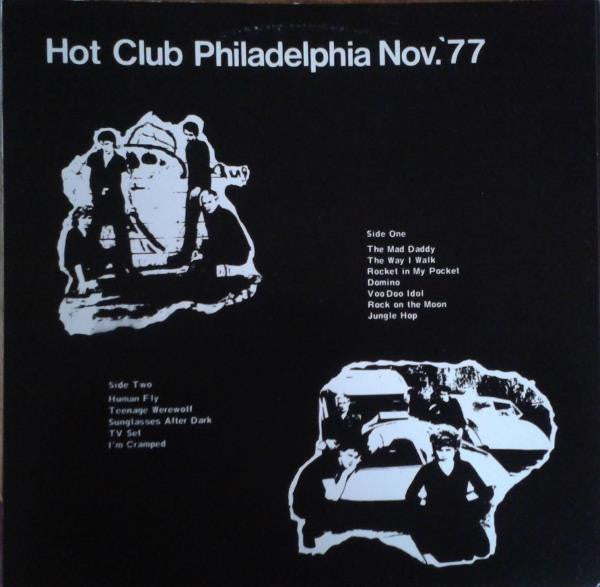 THE CRAMPS 'Hot Club Philadelphia Nov 77' LP (UNOFFICIAL)