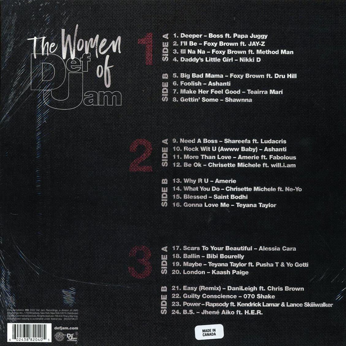 VARIOUS 'The Women of Def Jam' 3LP BOX SET