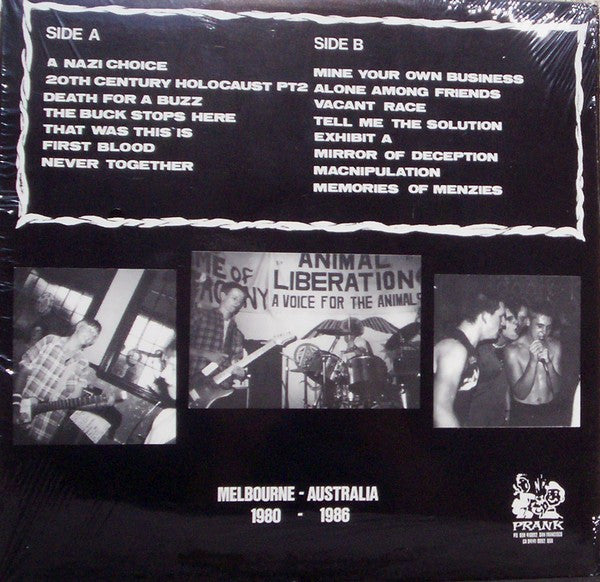 CIVIL DISSIDENT 'Menzies Crack' LP (1996 US)