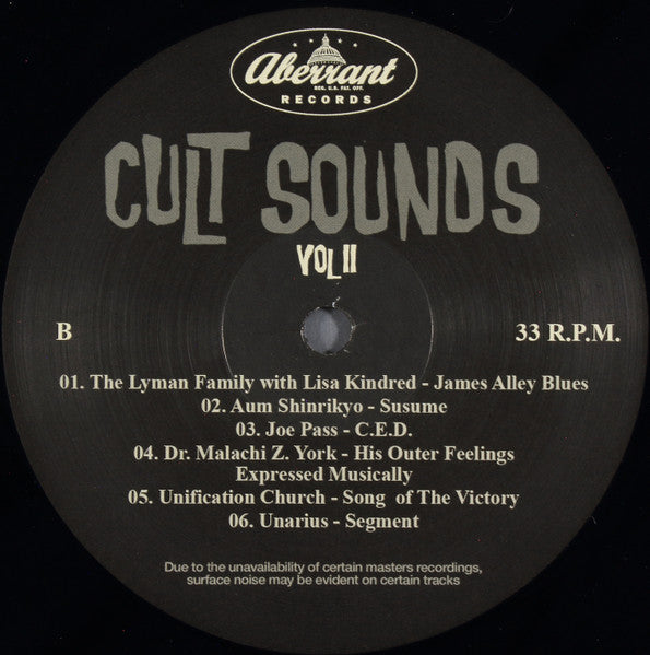 VARIOUS ‘Cult Sounds Vol. 2’ LP