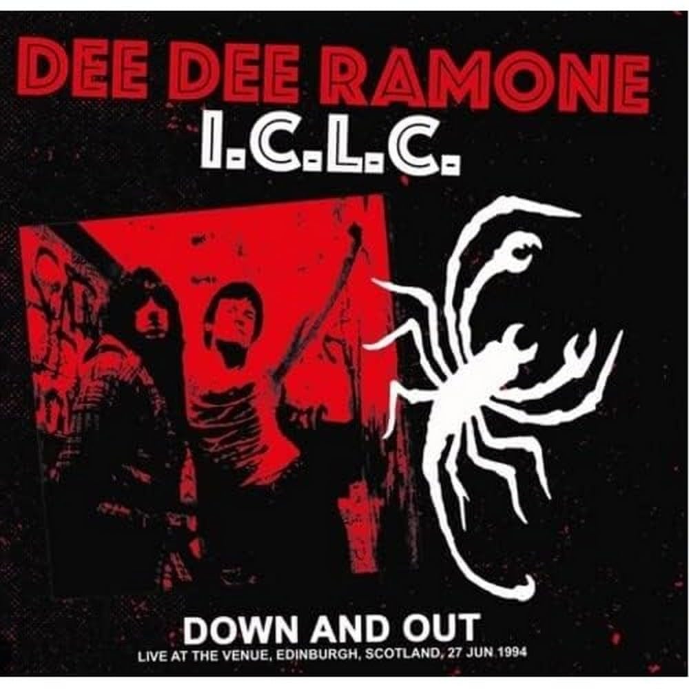 DEE DEE RAMONE I.C.L.C. 'Down & Out: Live at The Venue, Edinburgh Scotland, 27 June 1994' LP