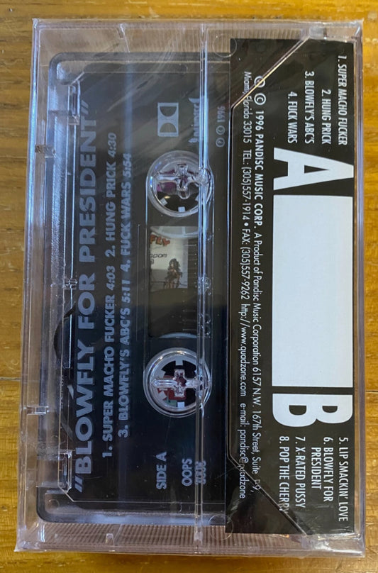 BLOWFLY ‘Blowfly For President’ CASSETTE