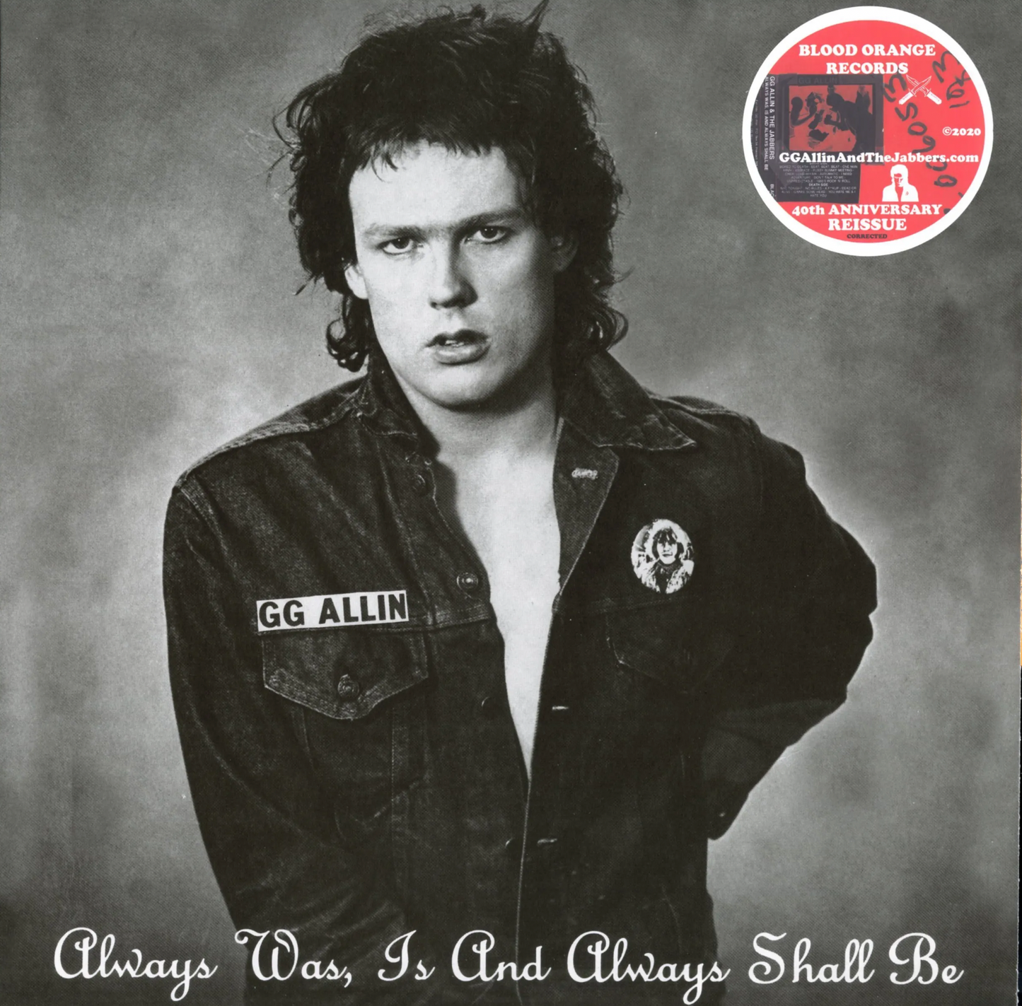 GG ALLIN 'Always Was, Is, And Always Shall Be' LP (Black Orange Records)