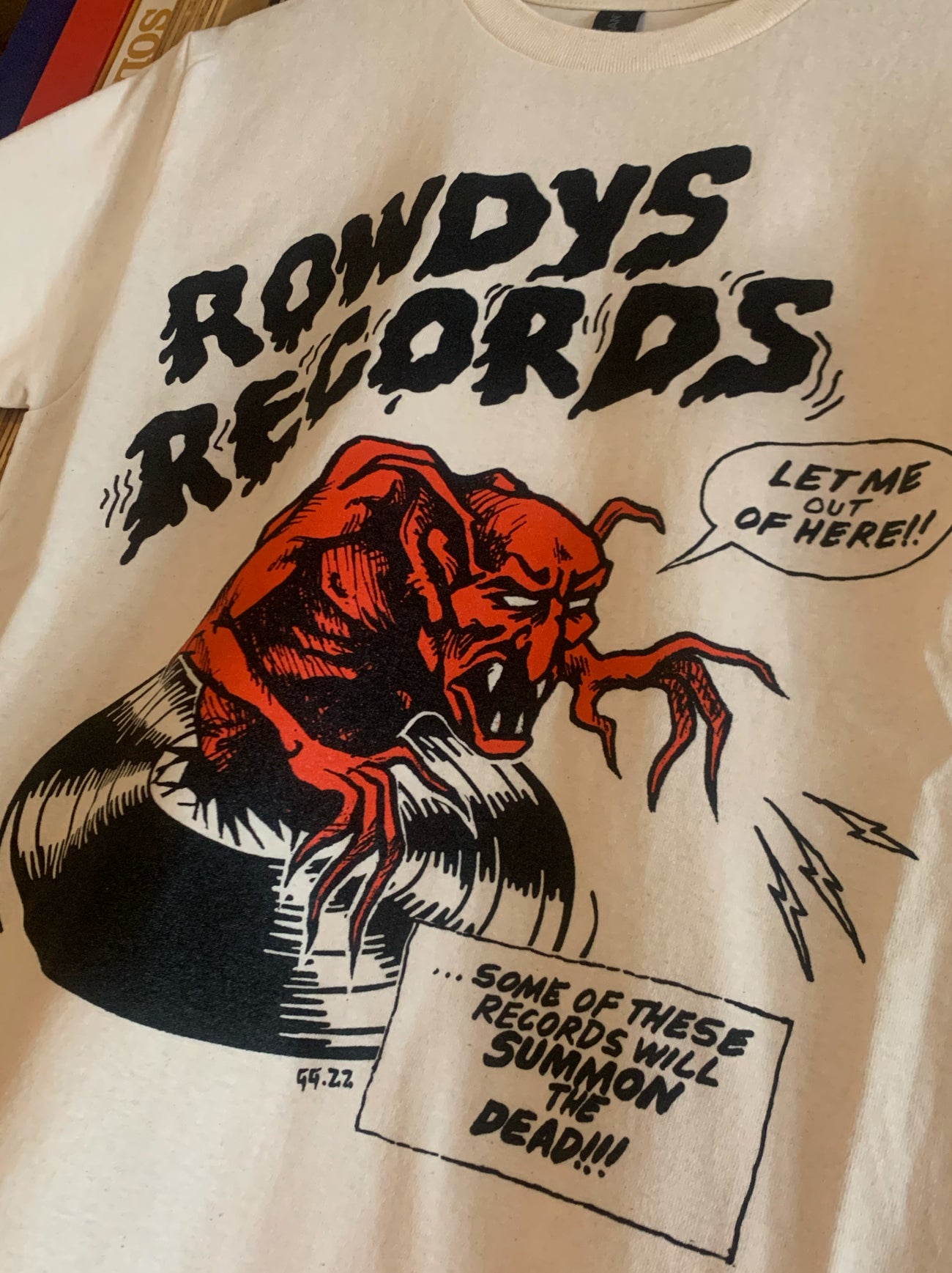 ROWDYS GG DEVIL IVORY TSHIRT