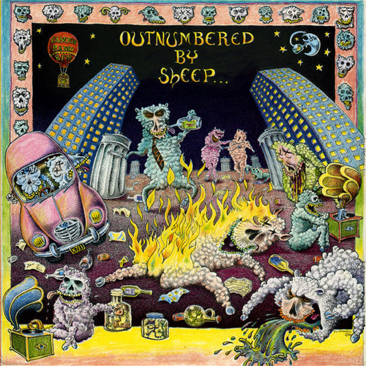 VARIOUS ‘Outnumbered by Sheep’ LP COMPILATION (1986 NZ)