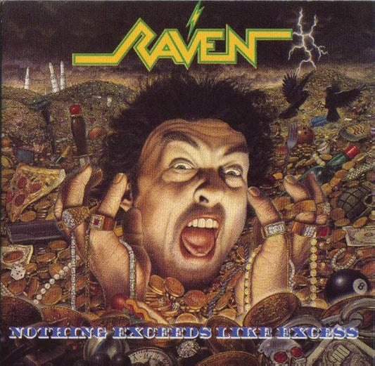 RAVEN ‘Nothing Exceeds Like Excess’ LP (1988 UK)