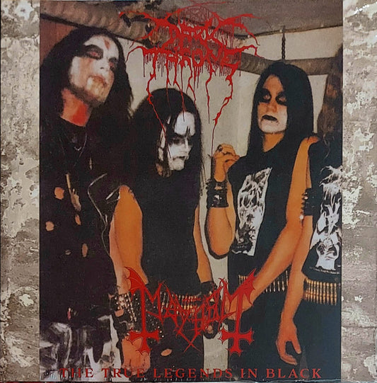 DRAKTHRONE / MAYHEM ‘The True Legends in Black’ LP