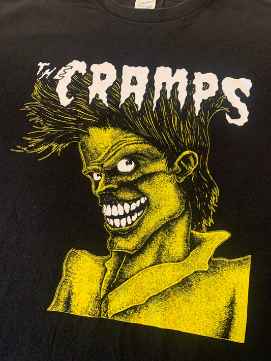 THE CRAMPS 'Bad Music For Bad People' PRE-LOVED TSHIRT (2XL)