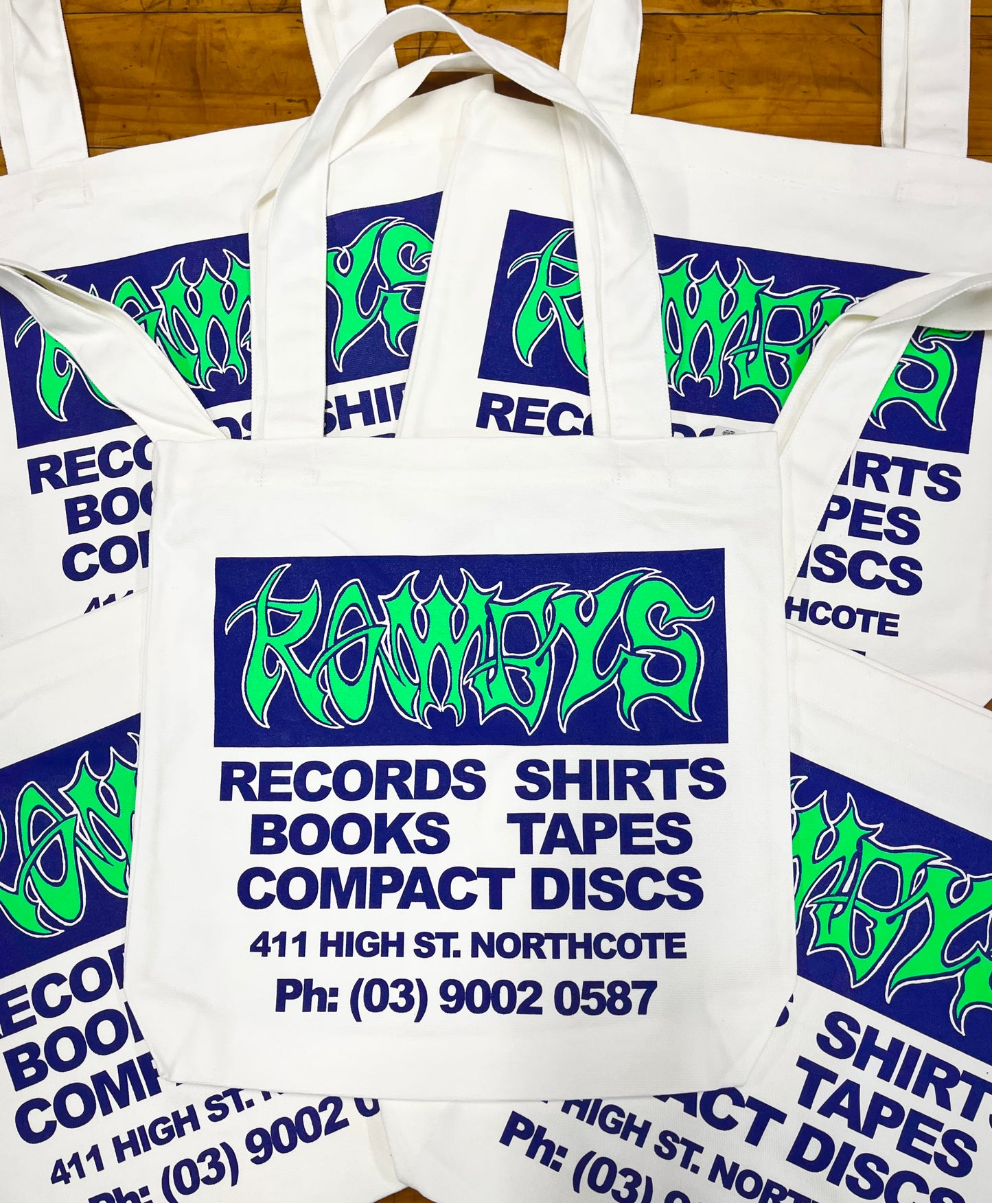 ROWDYS LOGO TOTE BAG