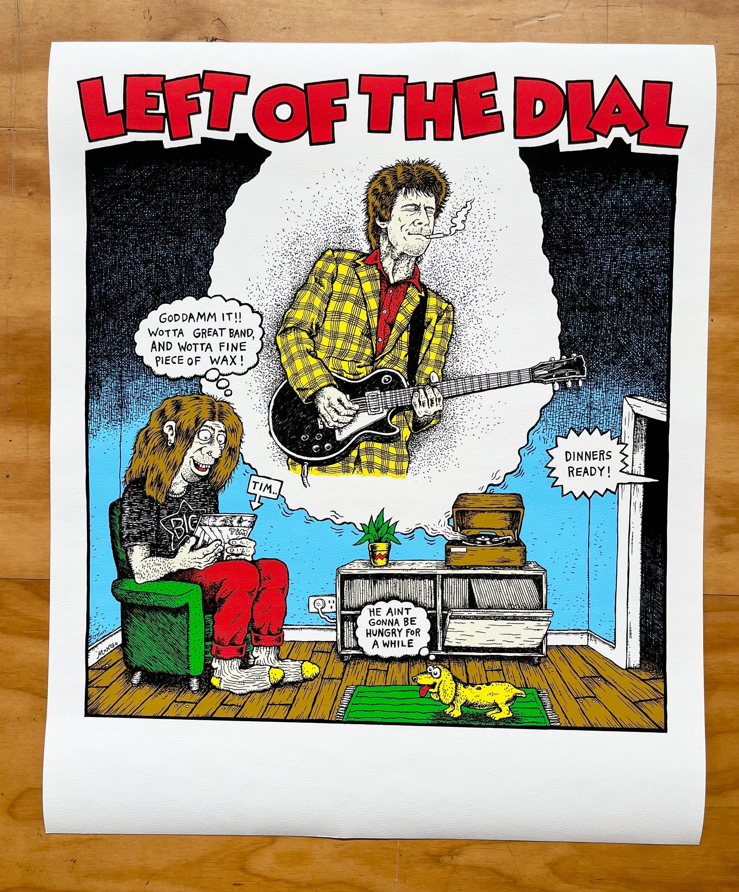 'LEFT OF THE DIAL' Poster by Mongo