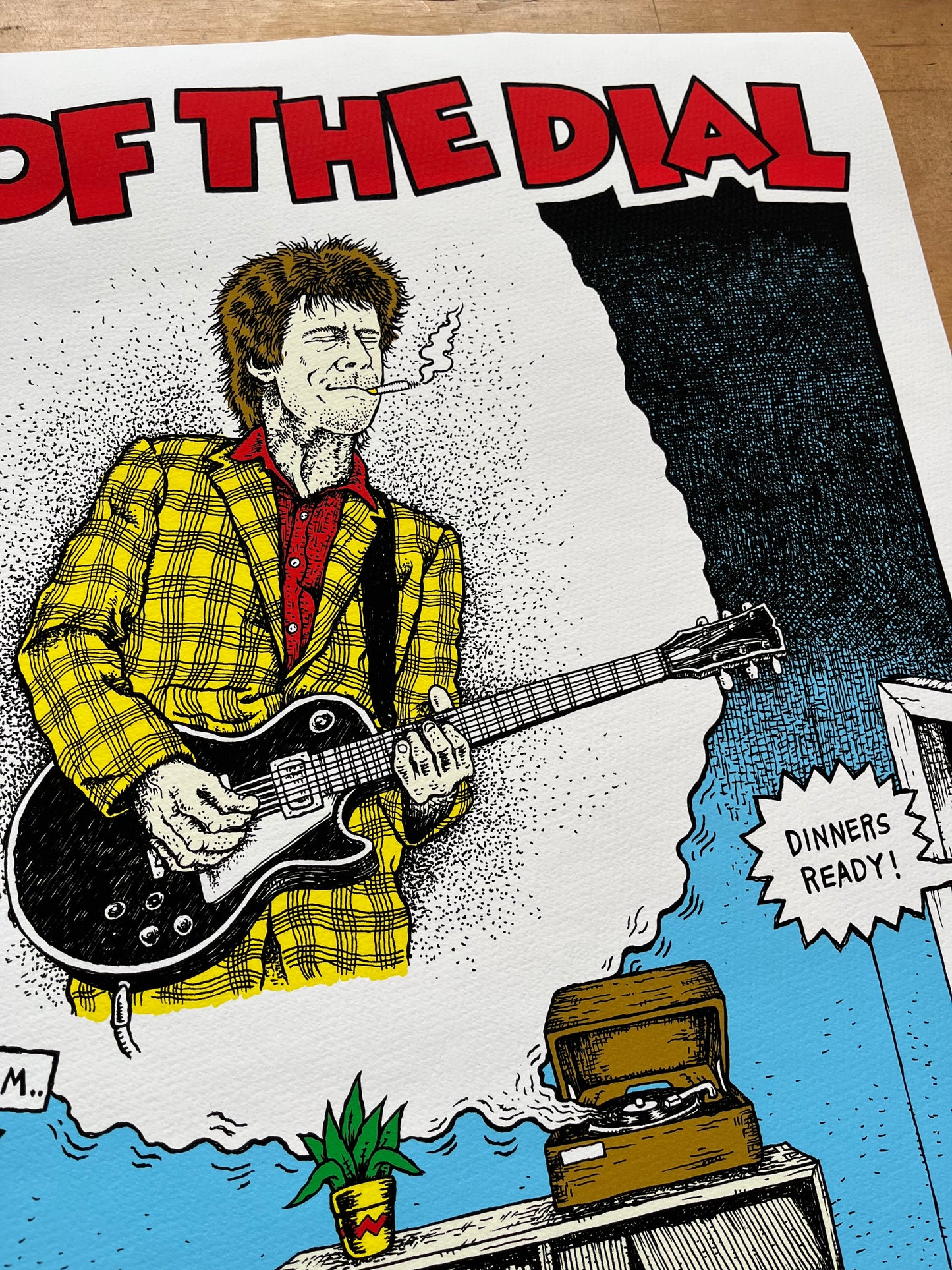 'LEFT OF THE DIAL' Poster by Mongo