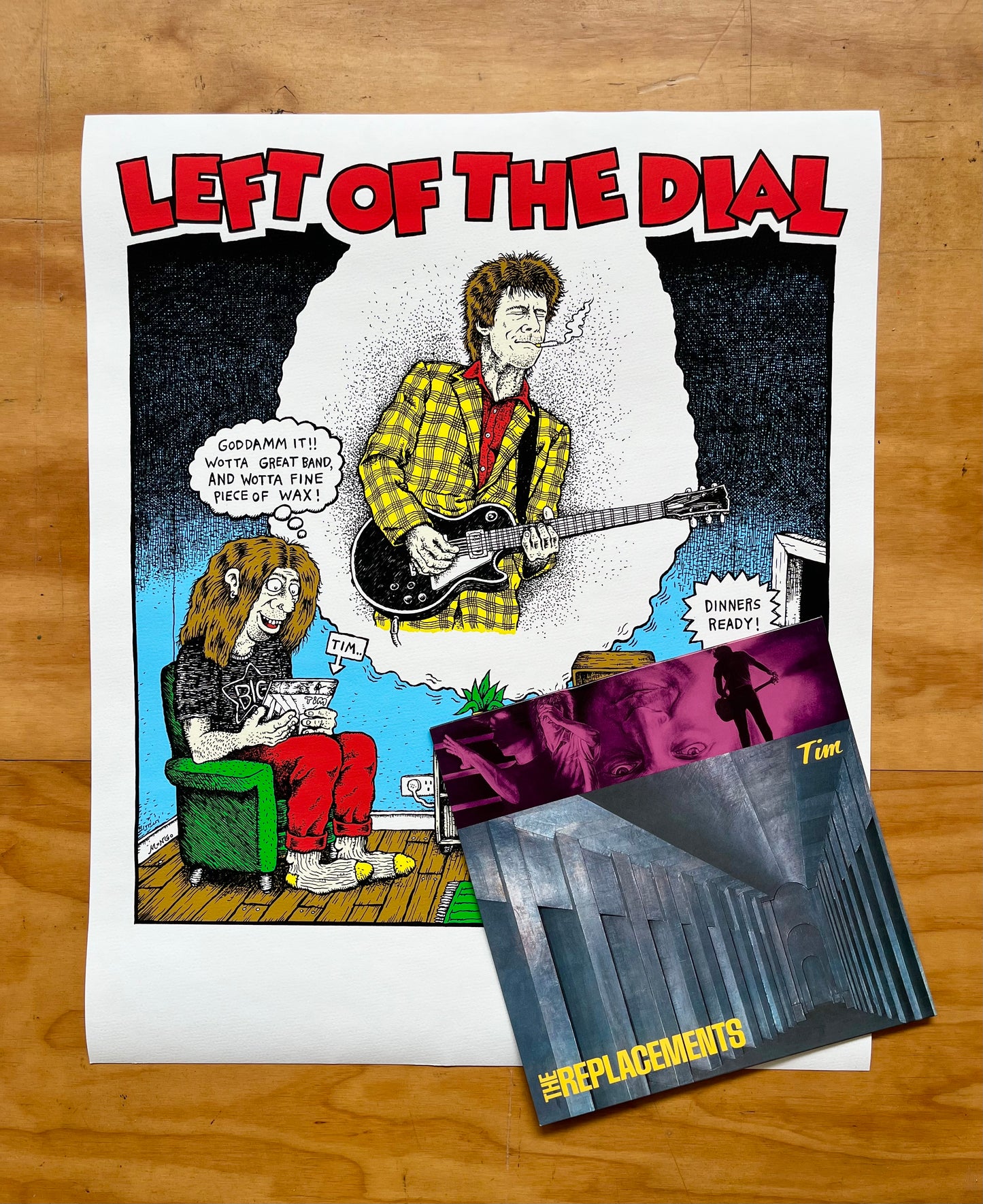 'LEFT OF THE DIAL' Poster by Mongo