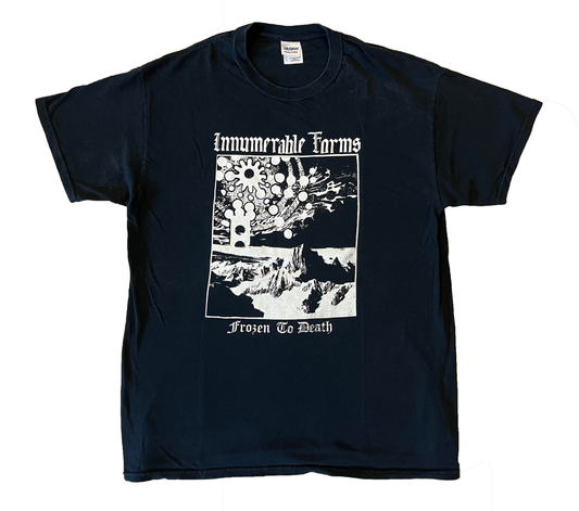 INNUMERABLE FORMS 'Frozen to Death' PRE-LOVED TSHIRT (L)