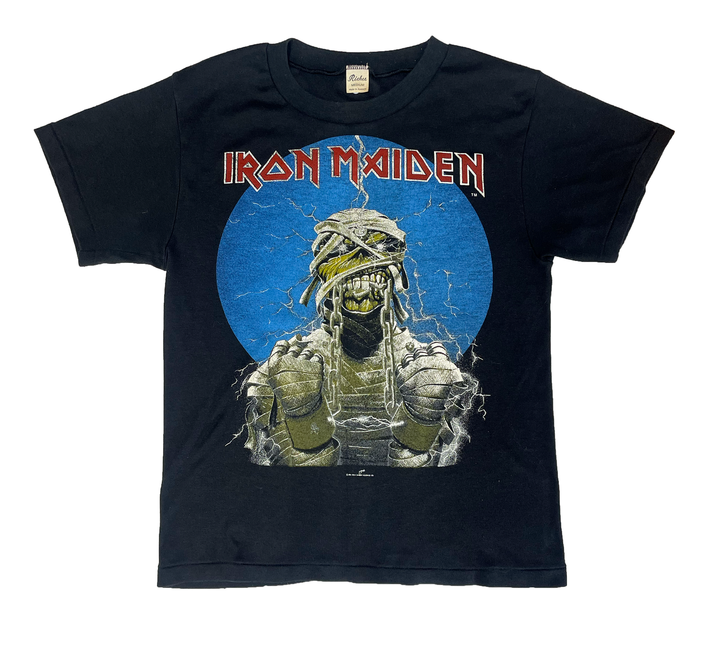 IRON MAIDEN 'World Slavery Tour 84-85' PRE-LOVED TSHIRT (M)