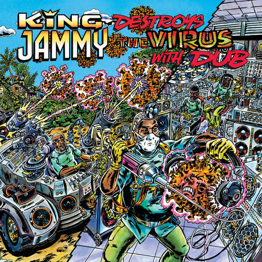 KING JAMMY 'King Jammy Destroys The Virus With Dub' LP