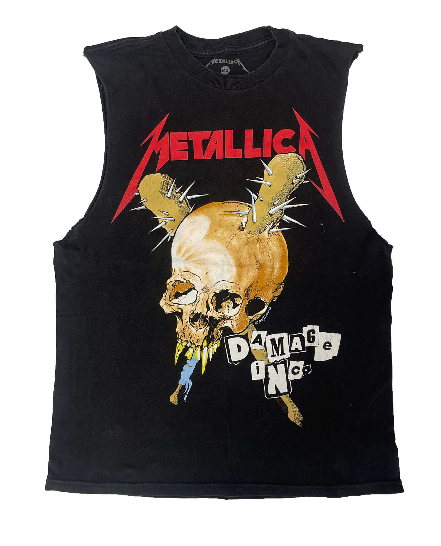 METALLICA 'Damage Inc Tour' SLEEVELESS PRE-LOVED TSHIRT (M)