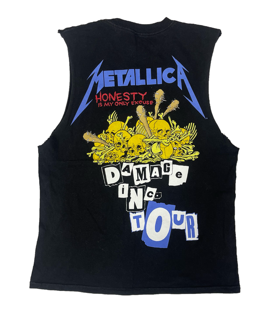 METALLICA 'Damage Inc Tour' SLEEVELESS PRE-LOVED TSHIRT (M)