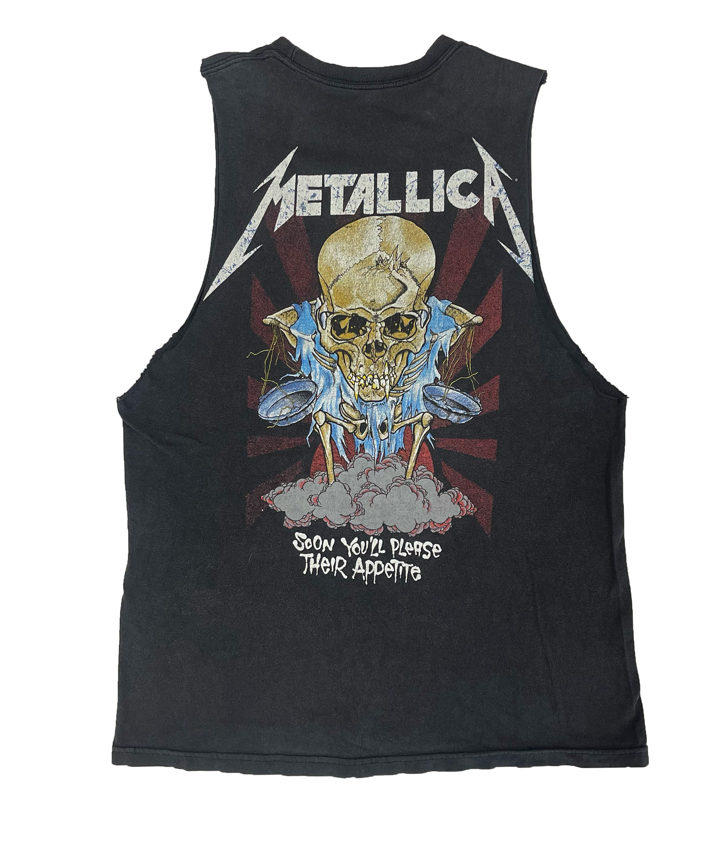 METALLICA 'Money Tips' SLEEVELESS PRE-LOVED TSHIRT (M)