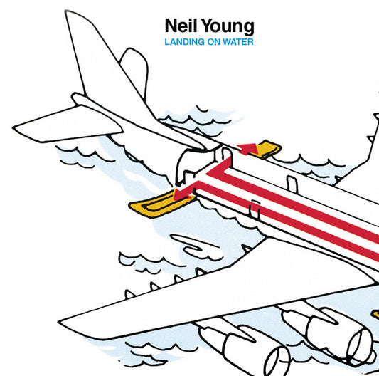 NEIL YOUNG ‘Landing on Water’ LP (1986 US)