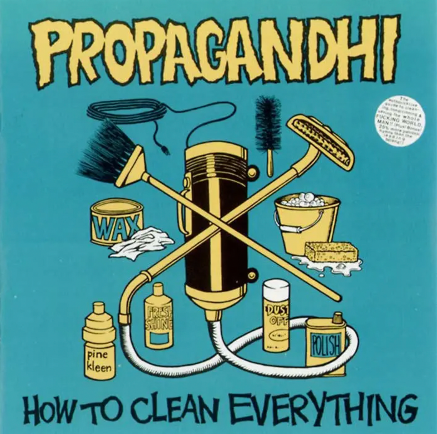 PROPAGANDHI 'How To Clean Everything' LP (1993 US PRESS)