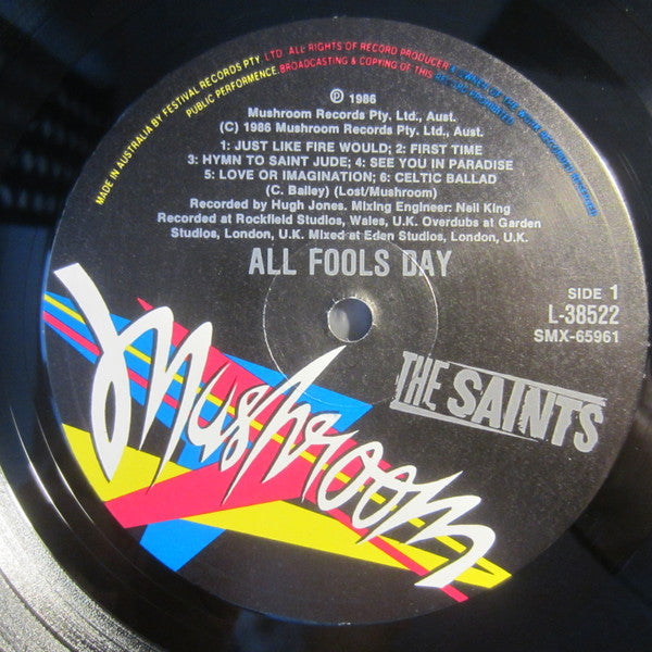 THE SAINTS ‘All Fools Day’ LP (1987 AUS RE)