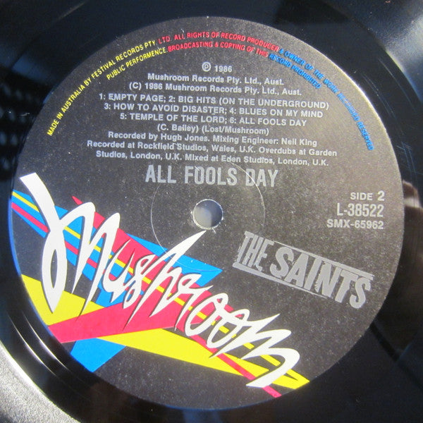 THE SAINTS ‘All Fools Day’ LP (1987 AUS RE)
