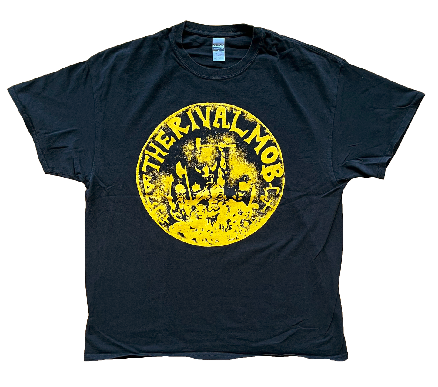 THE RIVAL MOB PRE-LOVED BLACK TSHIRT (XL)