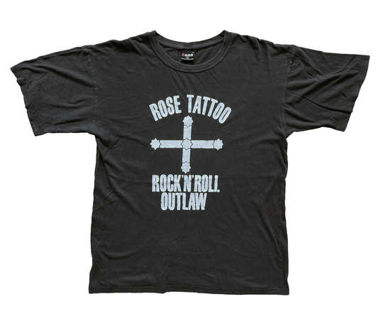 ROSE TATTOO 'Rock N Roll Outlaw' PRE-LOVED TSHIRT (2XL)